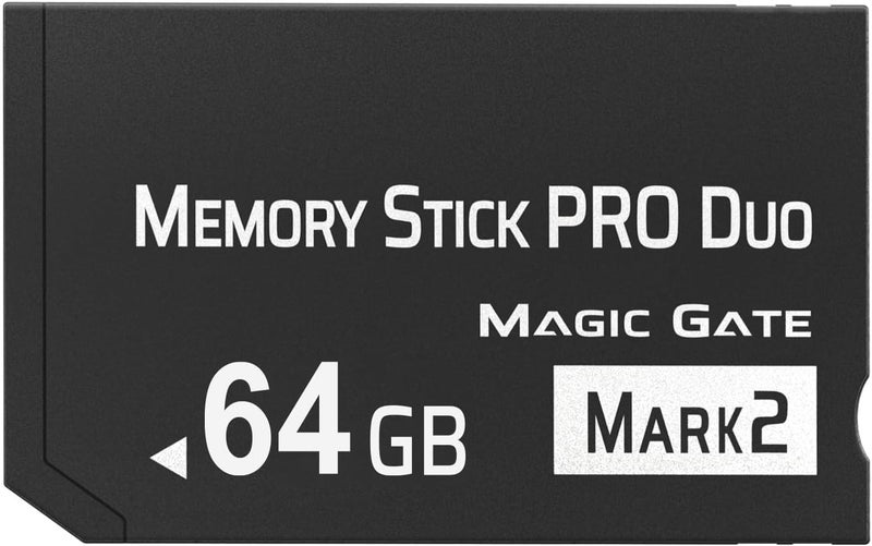 Pefishop Original 64GB Memory Stick Pro Duo MARK2,High-Speed Memory Stick Duo Compatible with PSP1000 2000 3000 Accessories and Camera Memory Cards - Image 1